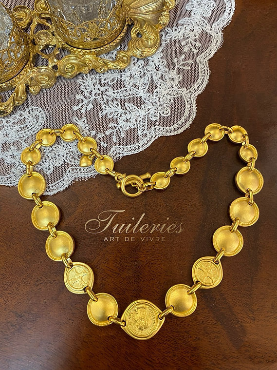 Vintage Portrait Necklace