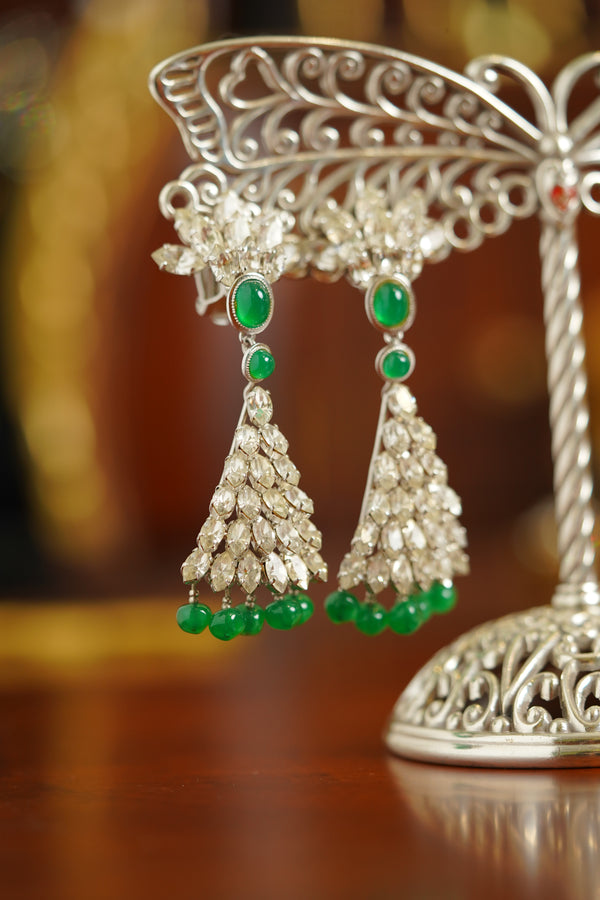 Christian Dior Earrings 1966 Pâte de verre